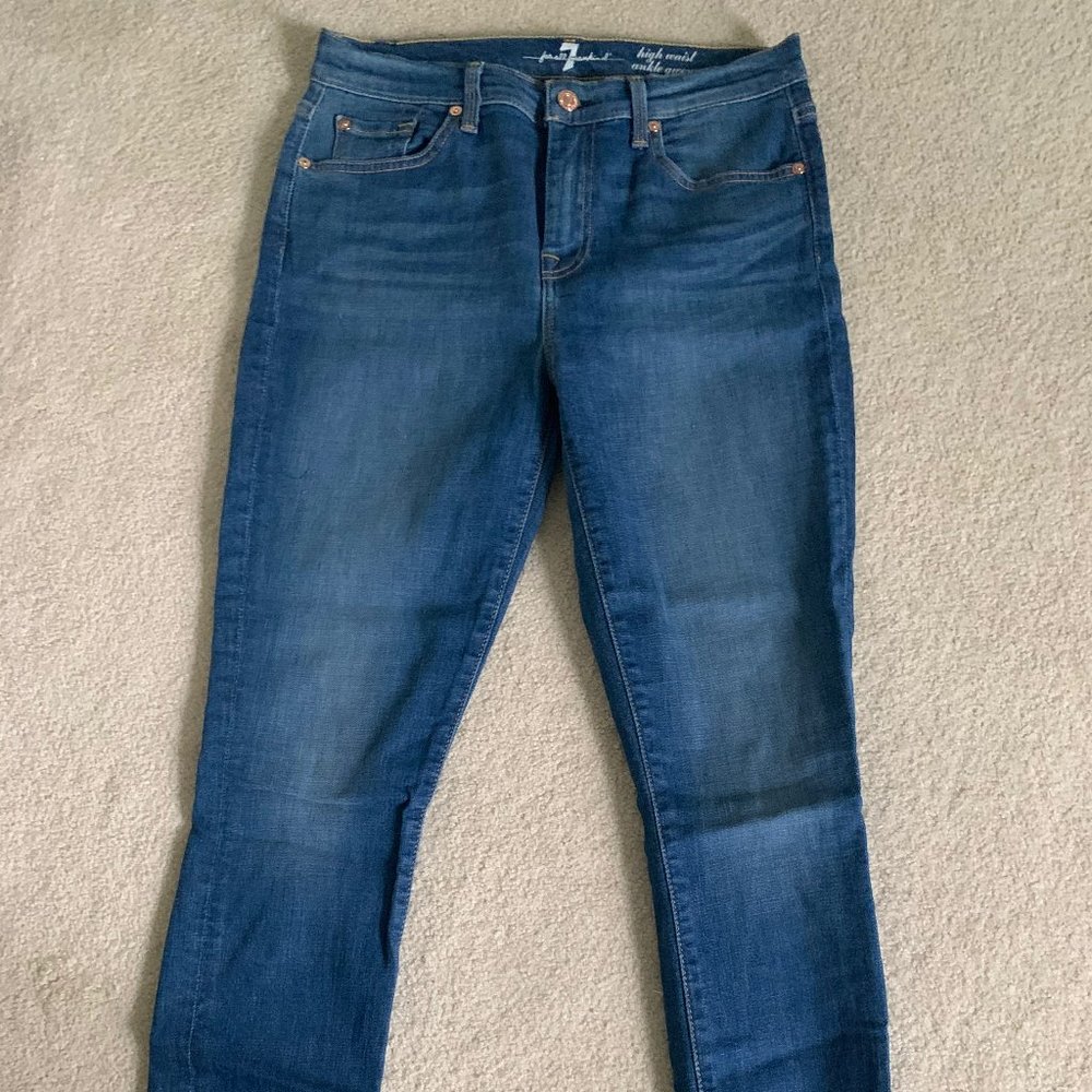 7 For All Mankind - High Waist Ankle Gwenevere